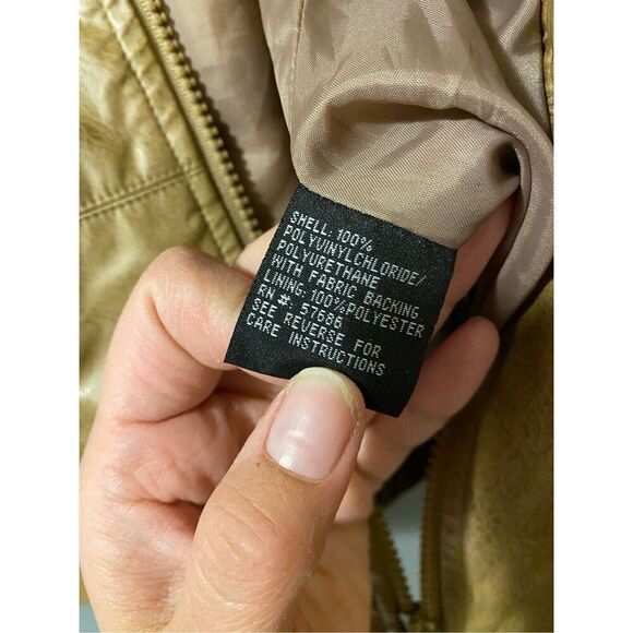 ME JANE Womens Shiny Nylon Jacket Full Zipper Detail Size Small - Picture 6 of 6